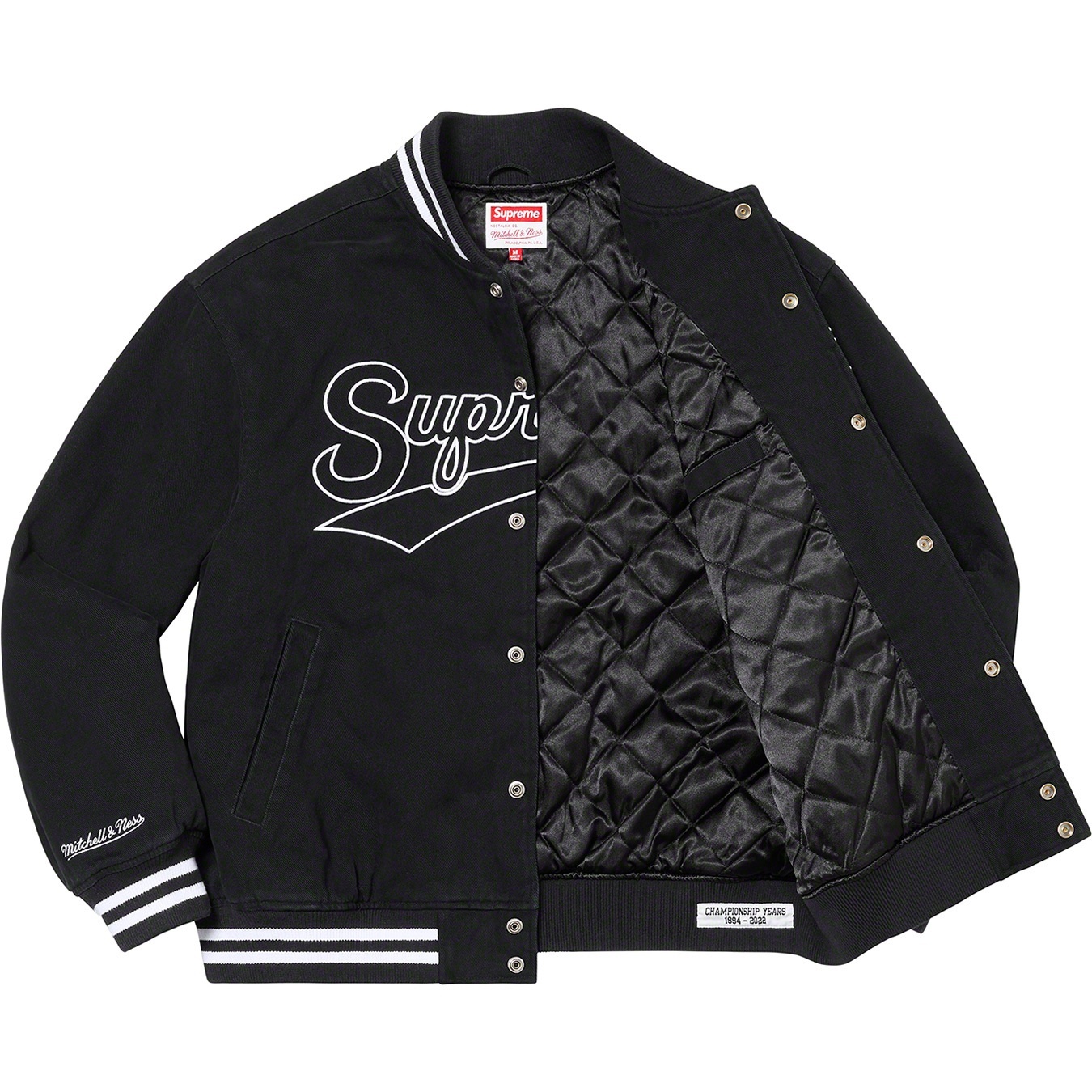 Supreme®/Mitchell & Ness® Doughboy Twill Varsity Jacket view 8